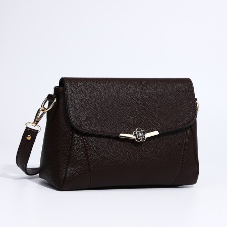 Magnet bag bag, long belt, brown color-2