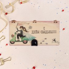 Wooden envelope 