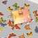 Stickers for creativity "World of butterflies" embossing gold set 48 pcs 9x7x0.8 cm