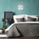 Cover with pillowcases "Kim", size 230x250 cm, dark gray color