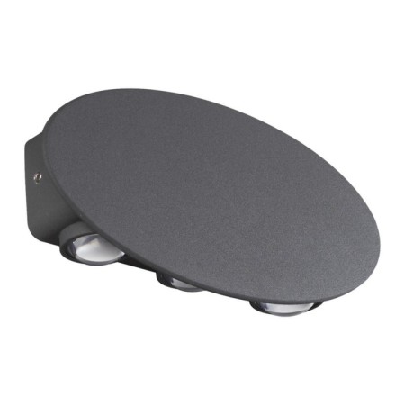 Calle lamp, 6x6W Led, 4000k, 510lm, IP54, gray color.