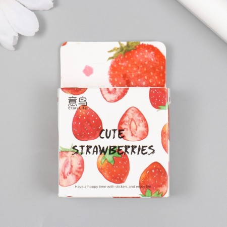 Stickers for creativity "Strawberry" set 46 pcs 6.4x4.4x1.1 cm-3