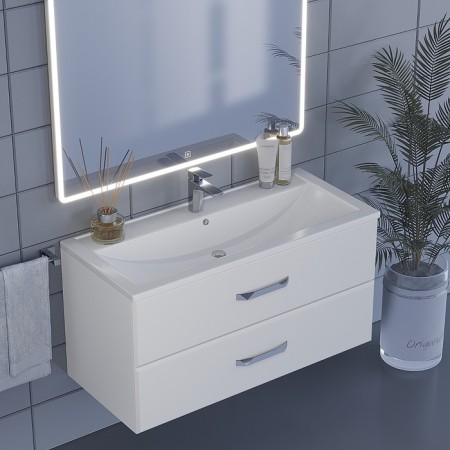 Sink uperwood Foster, furniture, 100 cm, rectangular-1