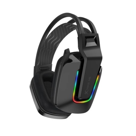 Headphones XTRIKE Me GH-712, game, full-size, backlight, MIC, USB + 3.5mm, 2 m, black-1