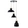 Lamp Bayerlux "Varmo" 3he27 40W black 41x41x25-125cm