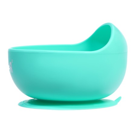 Set for feeding, food silicone, turquoise color-11