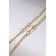 Kulons "Demetrons" cats, black and white color in gold, 45 cm