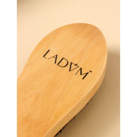Wooden clothing brush Ladoom, 13 × 5 × 3 cm, artificial pile, 130 bundles-4