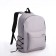 Young backpack from textiles on lightning, 4 pockets, gray color