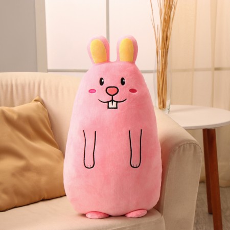 Soft toy "Bunny", 50 cm, pink color