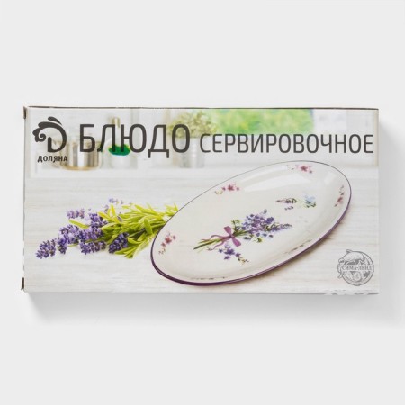 Блюдо Доляна «Емеля», 28×14,5×3,5 см, цвет белый-3