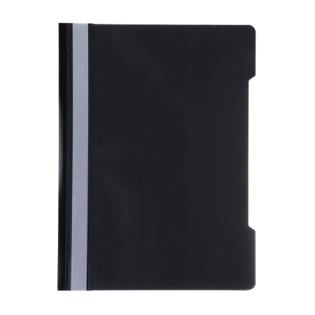 Folder - Calligrata Grounder, A4,160 microns, black, transparent top-1