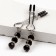 BDSM Assessoire Okopoki, sticks of steam with beads, metal, plastic, black