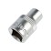 Hex hexagonal tundra head, under a square 1/2, 10 mm, CRV