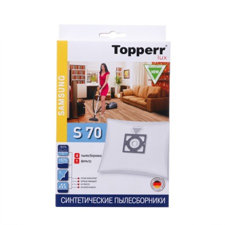 Topperr Lux S 70 synthetic vacuumber for Samsung vacuum cleaners, 4 pcs. + 1 filter-1