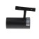 Trout magnetic lamp, 20W, 1600LM, 24 degrees, 48V, 6500K, HOLD. White, IP20, black