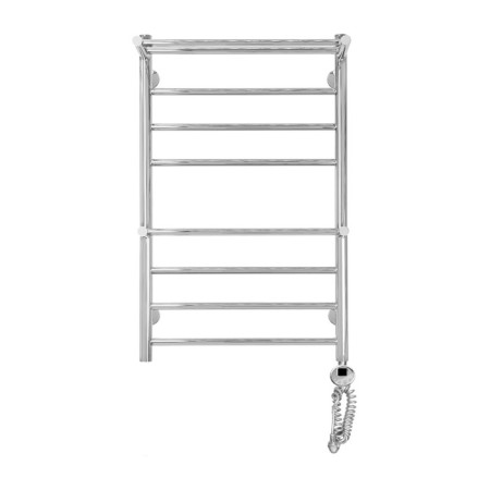 Domoterm electric heated towel rail "Medea" P8, 500x800 mm, 2 shelves, right, chrome-1