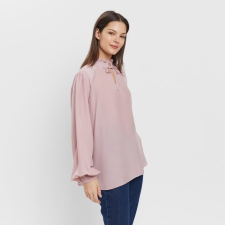 Women's blouse minku: enjoy color pink, river 44-1