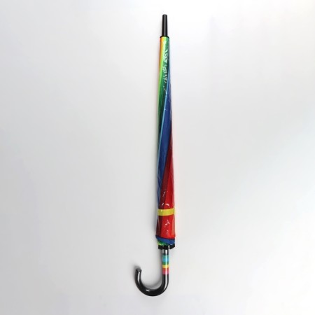 Umbrella - a semiautomatic “rainbow” cane, Eponge, 16 knitting needles, r = 61 cm, multi -colored-3