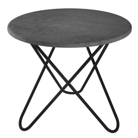 Commerce table Beautystyle 20, 500x500x450, Gray Concrete/Black