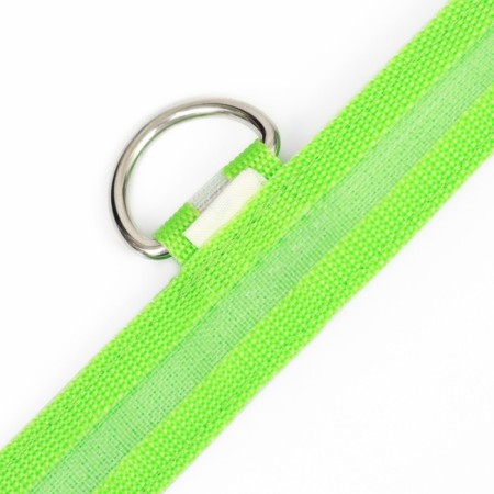 Collar with backlight size S, Osh 35-43 x 2.5 cm, 3 glow modes Green-8