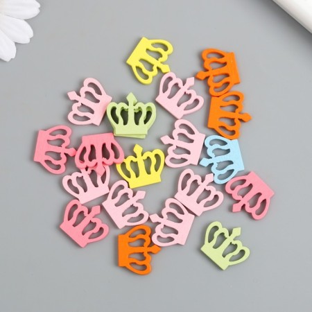 Decor for creativity tree "Crown" summer colors set 20 pcs 2x2.2x0.3 cm