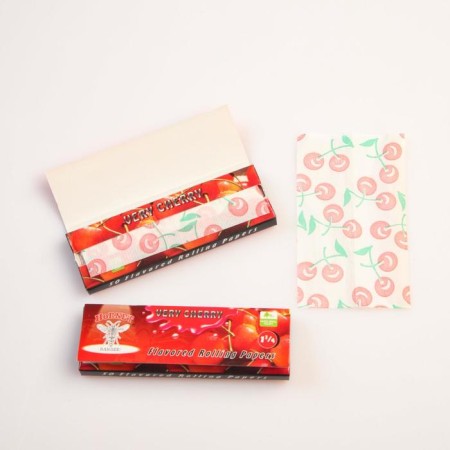 Cigarette paper, aroma "Cherry", 7.6 x 4.5 cm, 50 sheets-1