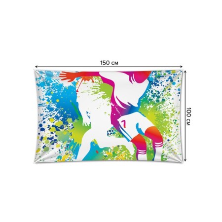 Decorative panel with photo printing "Future goal", horizontal, size 100x150 cm-1
