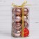 Set of balls plastic D-4 cm, 16 pcs "Cheal Patterns" Gold