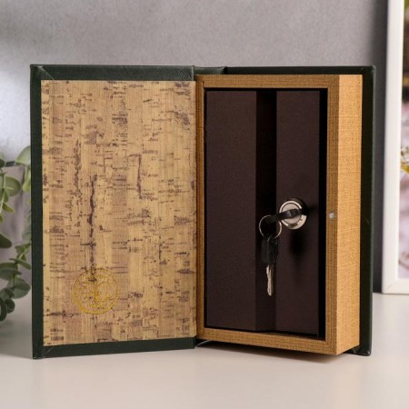 Safe Brush tree to the leatherette "Money, success and you" embossing 21x13x5 cm-2