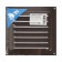 Ventilation grate Zein luxury RM1717M, 175x175 mm, with a grid, metal, copper antique