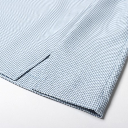Women's skirt with a cut Mist p. 42, blue/white-7