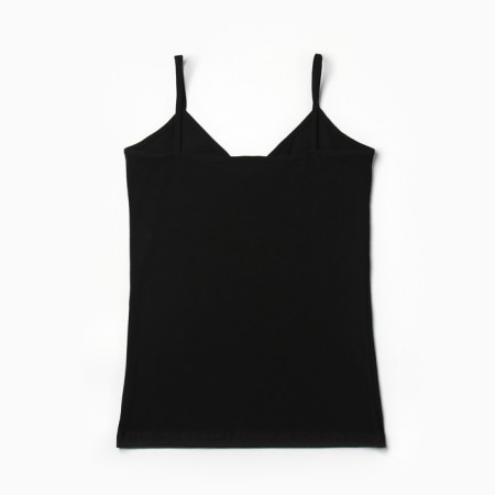 T -shirt female, black color, size 44 (m)-2