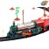 Railway "Happy New Year", works from batteries