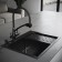 Kitchen sink "RMS" MRK-6350BL-L, mortise, left, thickness 3.0 and 1 mm, dispenser, graphite