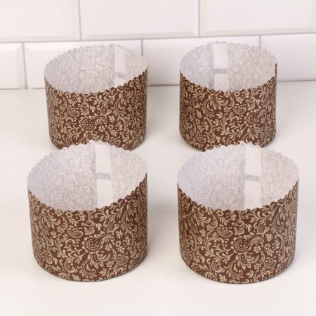 Paper form for cake "Flora" 134 x 100 mm (packing 1400 pcs)-2