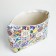 Cosmetic bag with lightning, white/multi -colored color