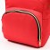 Women's backpack with thermal carman, thermal mosque - portfolio, red color