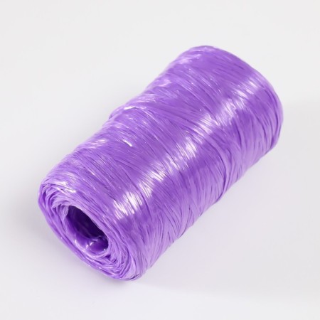 Gingerbread for manual knitting 100% polypropylene 200m/50g. (16-violet)-1