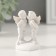 Polystone souvenir "Snowty angels - the first kiss" 6.2x4x3.6 cm