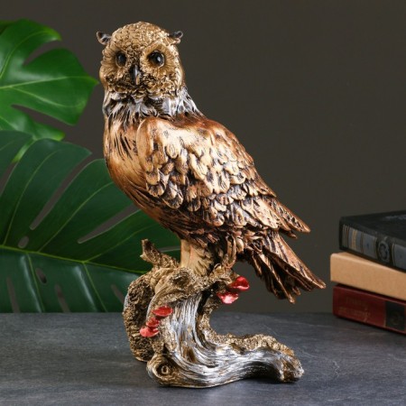 Figure "Owl on the snag" bronze, 30cm-5