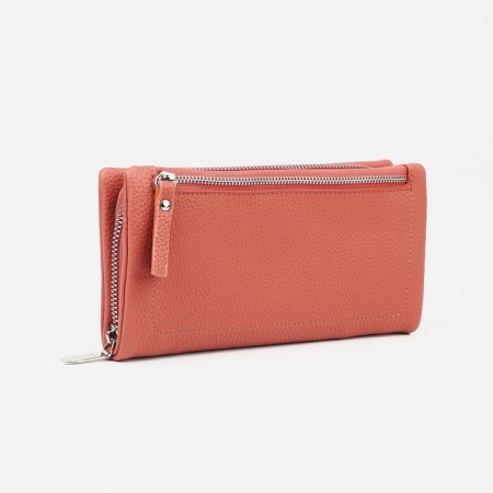 Women's wallet with lightning, pink color