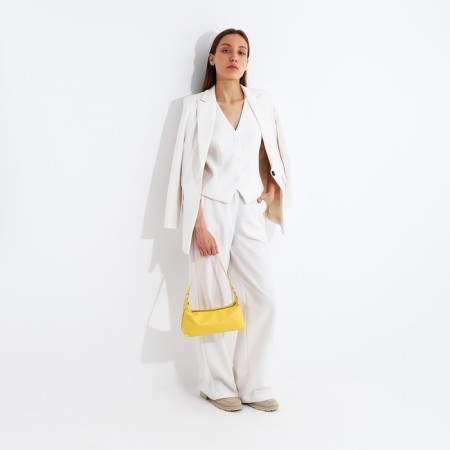 Baget bag with lightning, yellow color-8