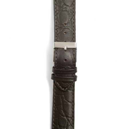 Watch strap, 20 mm, harness 75 mm, larynx 115 mm, genuine leather, brown-2