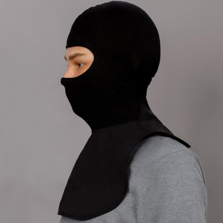 Lycosa WindStopper+ Viscose Black with wind protection of the chest and neck, size S-M-4