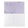 Notebook 12 sheets in a cage, Erichkrause "Coverpro Pastel", lilac, with a plastic cover, an offset unit, whiteness 100%