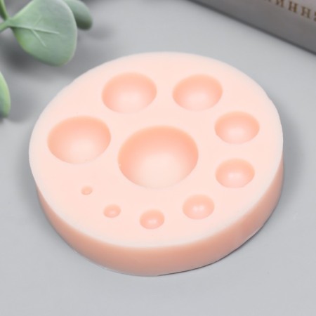 Silicone Mold "Semispheres" (10pcs) from 3mm to 2.1 cm mix-2