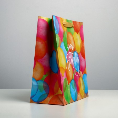 Package Gift Crafts Vertical, Packaging, Happy Birthday, ML 27 x 23 x 11.5 cm-2