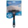 Delight-combed combing large, short teeth 22 mm, black and blue
