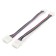 A set of Apeyron Electrics connecting connectors for RGB tape, 10 mm, 2 pcs